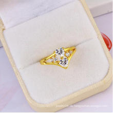 Neuer heißer Verkauf Xuping eleganter doppelter Herz geformter Diamant-Ring
